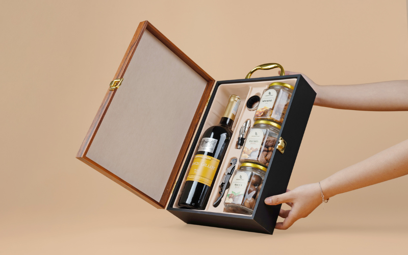set quà tết may mắn