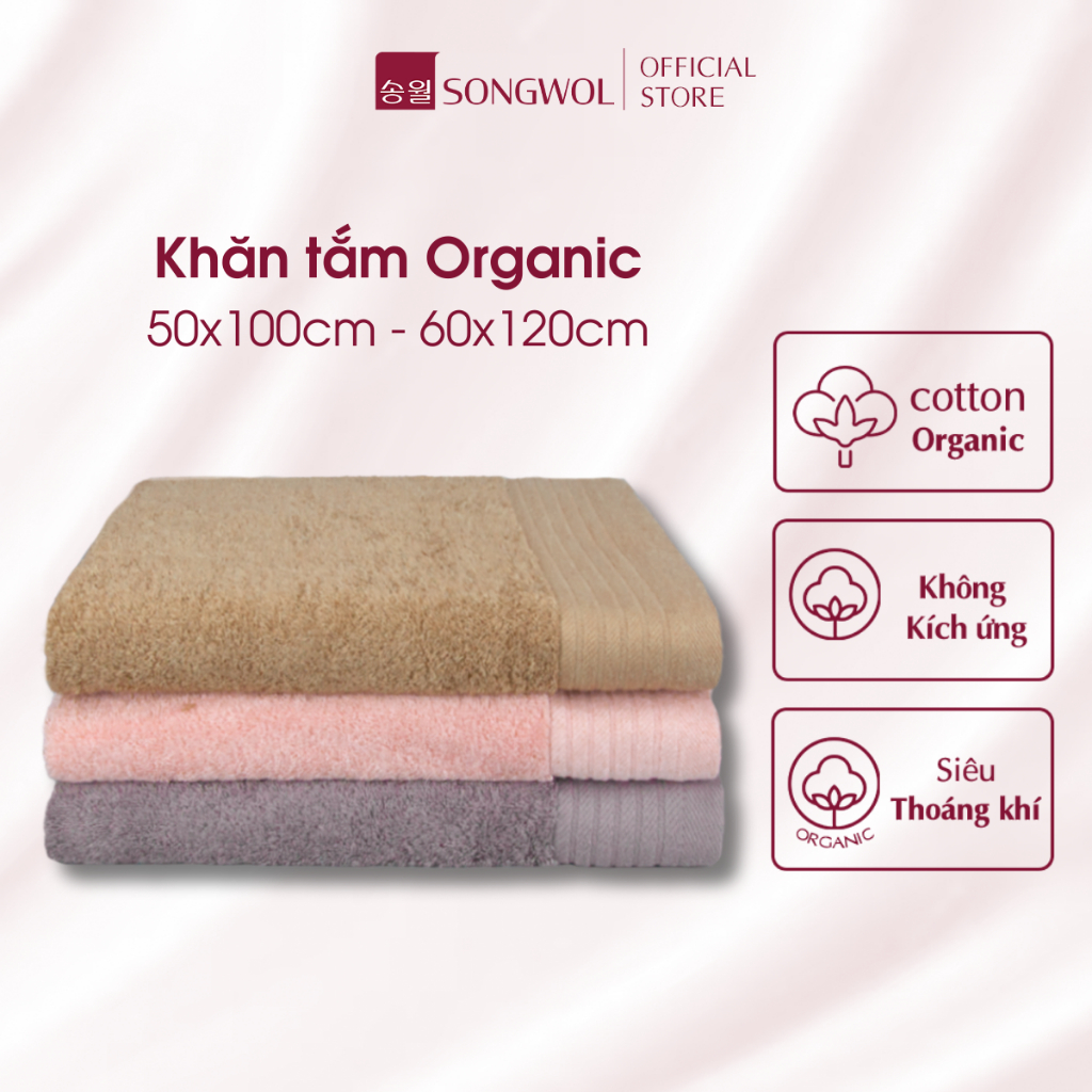 Quà Tặng 8/3 - Khăn Tắm SONGWWOL - Thương Hiệu Uy Tín Từ Hàn Quốc