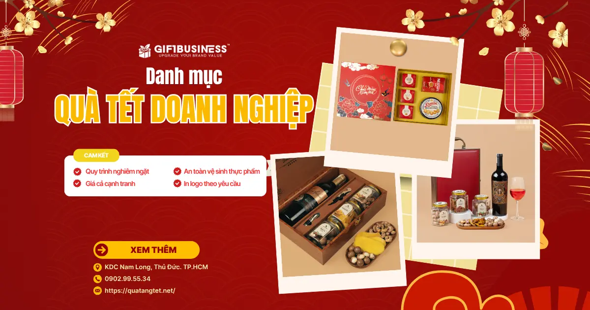 danh mục quà tặng tết doanh nghiệp