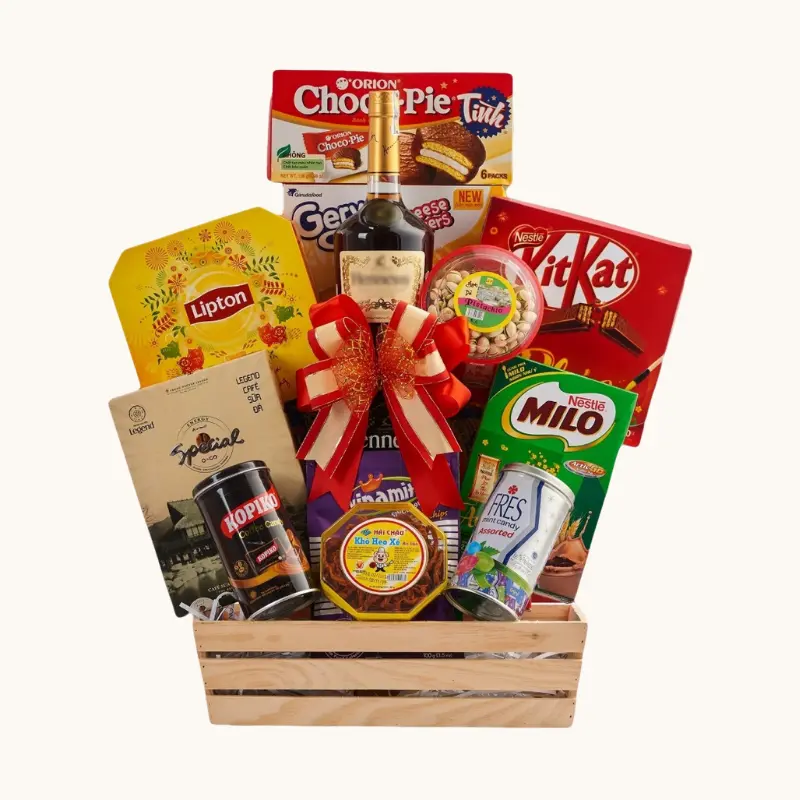 giỏ quà tết bánh kẹo